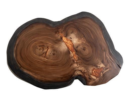 Parota Epoxy, Live Edge Cocktail Table