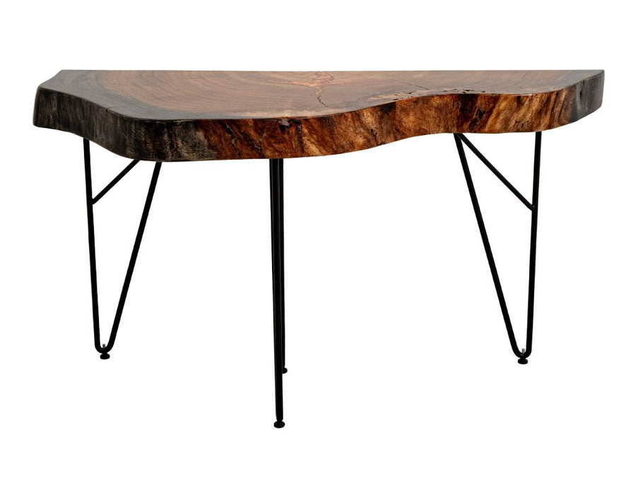 Parota Epoxy, Live Edge Sofa Table
