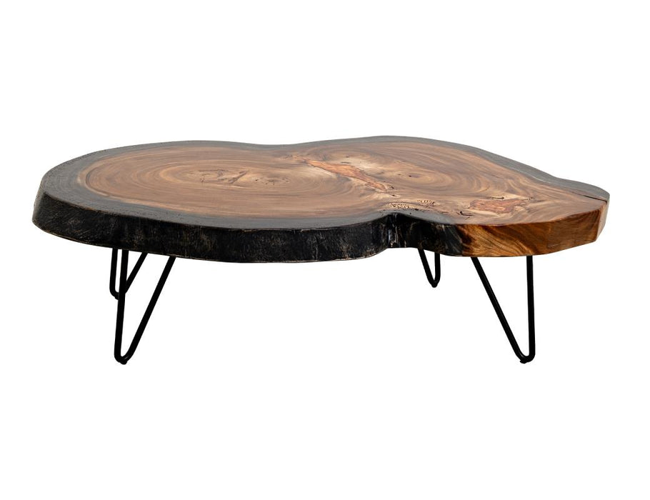 Parota Epoxy, Live Edge Cocktail Table