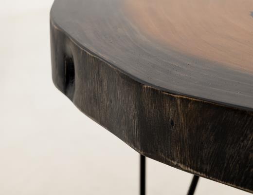 Parota Epoxy, Live Edge Sofa Table