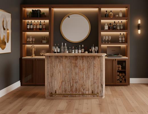 Balam, 1-Drawer, 2-Door Bar with Wine Grid