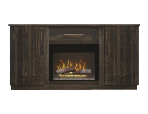 Mezquite, 1 Drawer, 2 Doors Fireplace TV