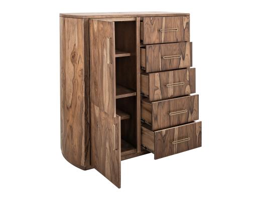 Balam, 5 Drawer & 2 Door Gentleman's Chest
