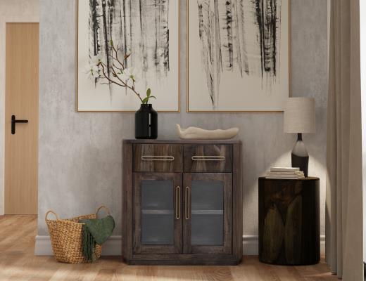 Balam, 2 Drawer & 2 Glass Door Server