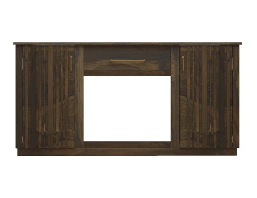 Mezquite, 1 Drawer, 2 Doors Fireplace TV