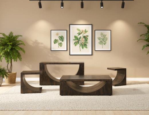 Mezquite, Wooden Cocktail Table