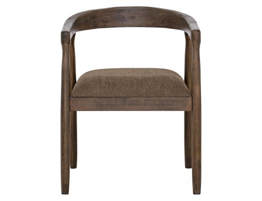 Set of 2 Natural Teca, Wooden Chair