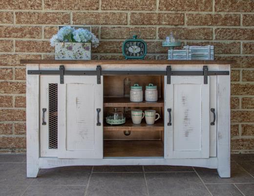 Pueblo, 4 Door 60" TV Stand