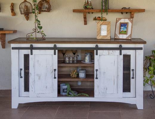 Pueblo, 4 Door 70" TV Stand