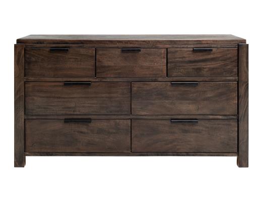 Raramuri, 7 Drawer Dresser and Mirror