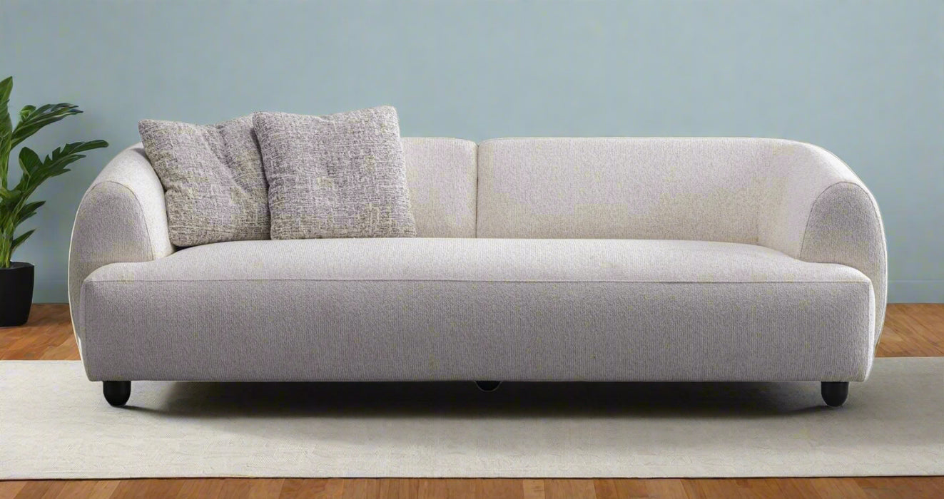 Opal Collection Modern Fabric 3-Seater Sofa – 91"