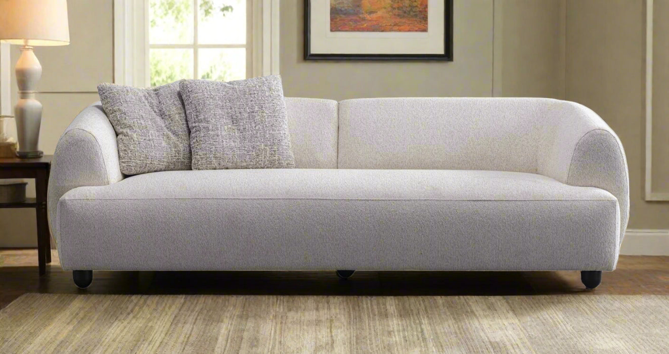 Opal Collection Modern Fabric 3-Seater Sofa – 91"