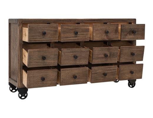 Oslo, 12 Drawer Console