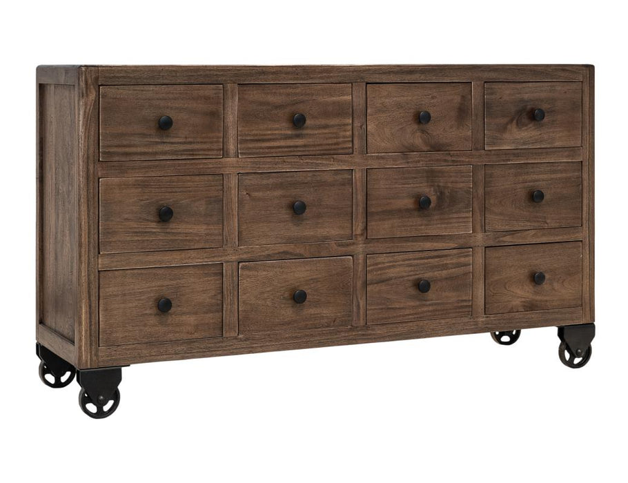 Oslo, 12 Drawer Console
