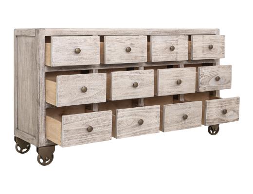 Oslo, 12 Drawer Console