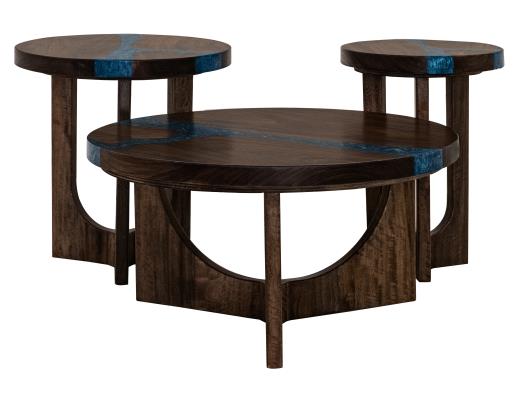 Set of 2 Zaphiro, Chairside Table