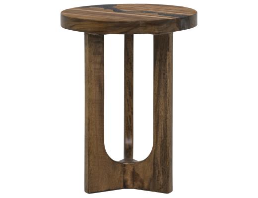 Set of 2 Silver, Chairside Table