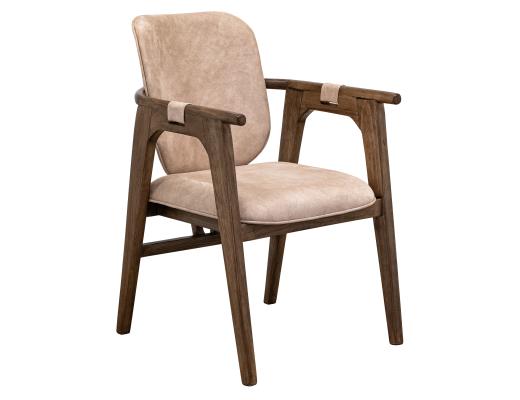 Set of 2 Silver, Poly Suede Upholstered Chair