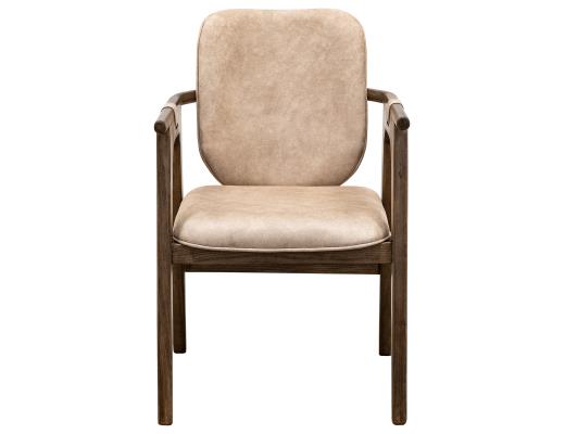 Set of 2 Silver, Poly Suede Upholstered Chair