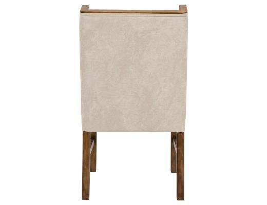Set of 2 Silver, Poly Suede Upholstered Chair