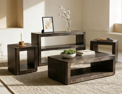 Balam, 2 Shelf , Sofa Table