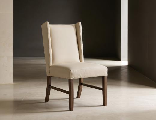 Set of 2 Forge, Upholstered Chair (100% Leather)