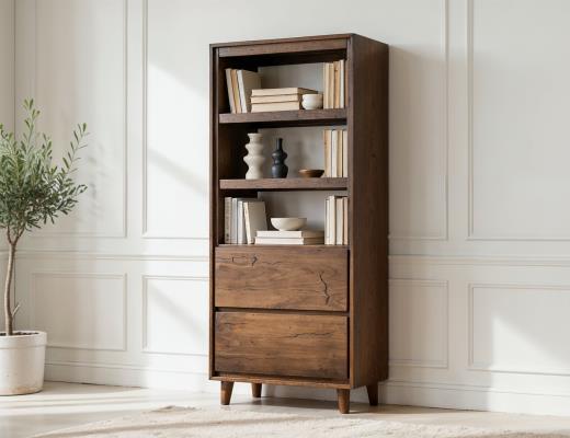 Savia, 2 Drawer, Bookcase