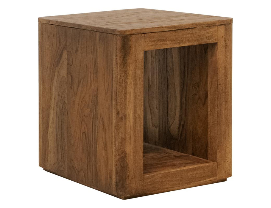 Set of 2 Balam, 1 Shelf, Chairside Table