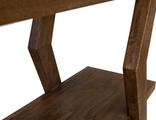 Moka, 4 Shelves, X-Shaped Étagère Bookcase