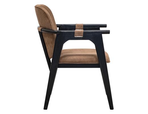 Set of 2 Forge, Poly Suede Upholstered Chair
