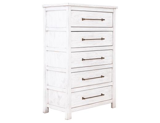 White Roots, 5 Drawer Chest