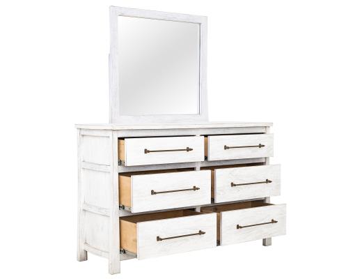 White Roots, 6 Drawer Dresser