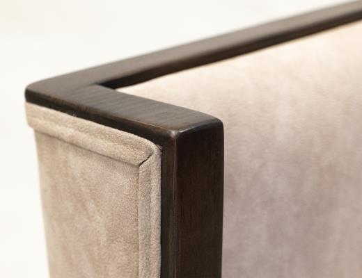 Set of 2 Forge, Poly Suede Upholstered Chair