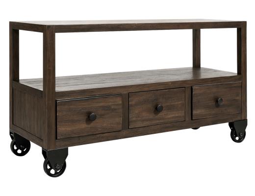 Oslo, 3 Drawer , Sofa Table , 1 Shelf