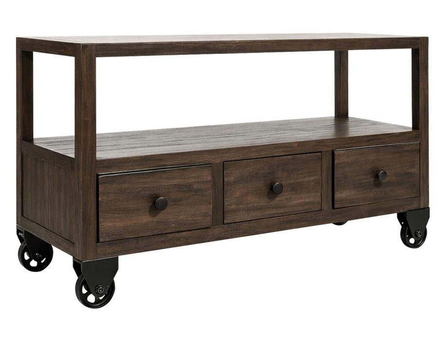 Oslo, 3 Drawer , Sofa Table , 1 Shelf