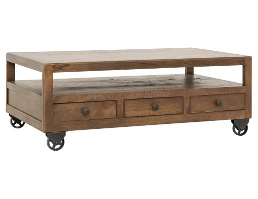 Oslo, 6 Drawer , Cocktail Table , 1 Shelf