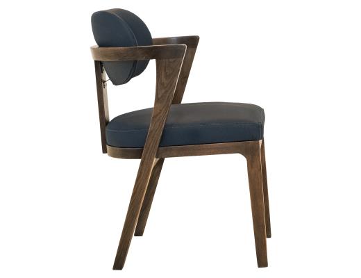 Set of 2 Zaphiro, Upholstered Chair (100% Leather)