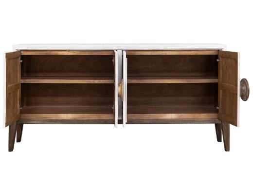 Moka White, 4 Door Console