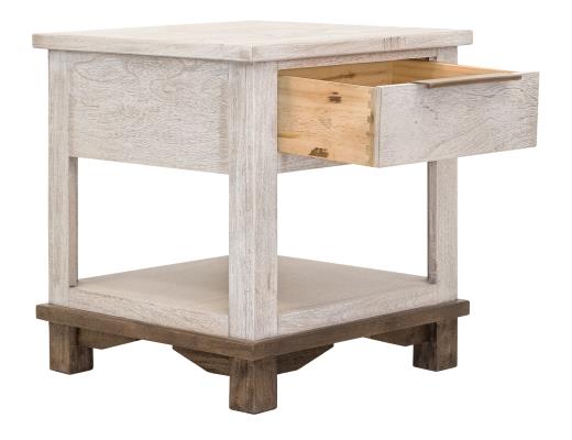Set of 2 Golden Loft, 1 Drawer, End Table