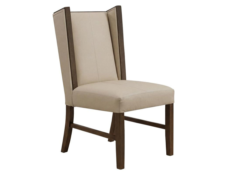 Set of 2 Forge, Upholstered Chair (100% Leather)