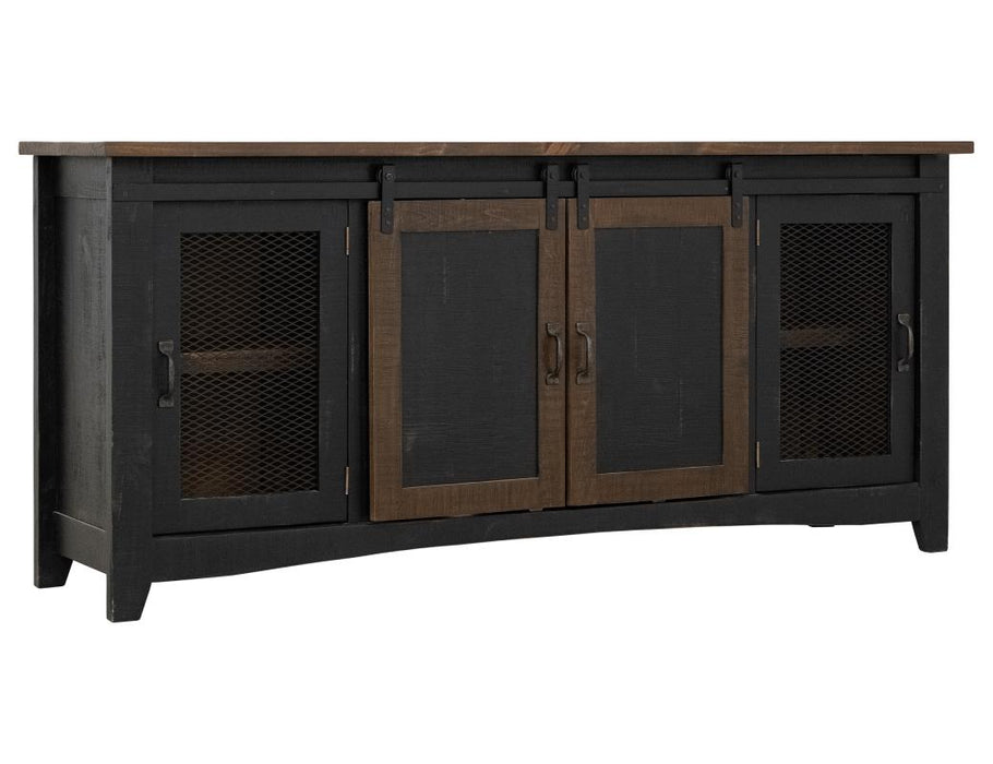 Pueblo, 2 Sliding Doors, 2 Mesh Doors 80" TV Stand