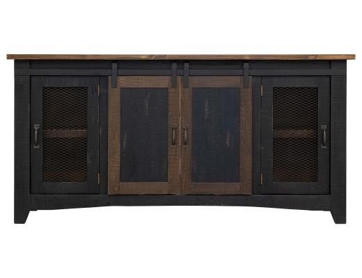 Pueblo, 2 Sliding Doors, 2 Mesh Doors 70" TV Stand