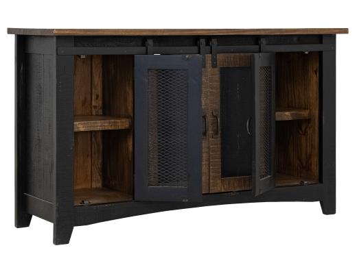 Pueblo, 2 Sliding Doors, 2 Mesh Doors 60" TV Stand