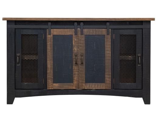 Pueblo, 2 Sliding Doors, 2 Mesh Doors 60" TV Stand
