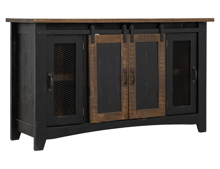Pueblo, 2 Sliding Doors, 2 Mesh Doors 60" TV Stand