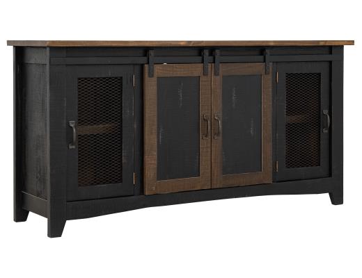 Pueblo, 2 Sliding Doors, 2 Mesh Doors 70" TV Stand