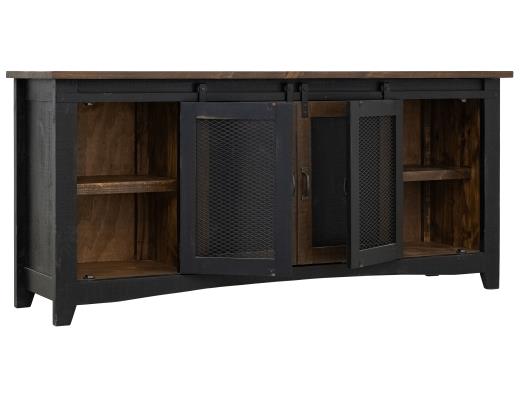 Pueblo, 2 Sliding Doors, 2 Mesh Doors 80" TV Stand