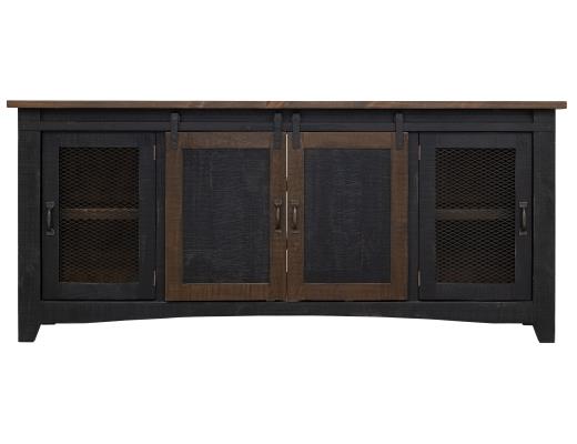 Pueblo, 2 Sliding Doors, 2 Mesh Doors 80" TV Stand