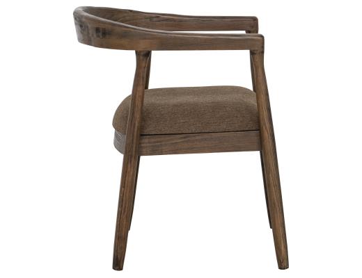 Set of 2 Natural Teca, Wooden Chair