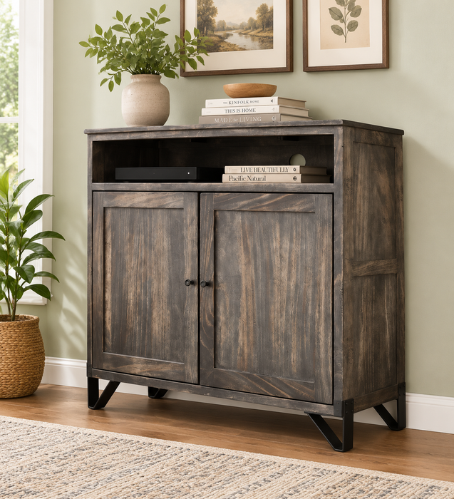 Sawyer Parota Wood 2 Door TV Stand / Bedroom Chest